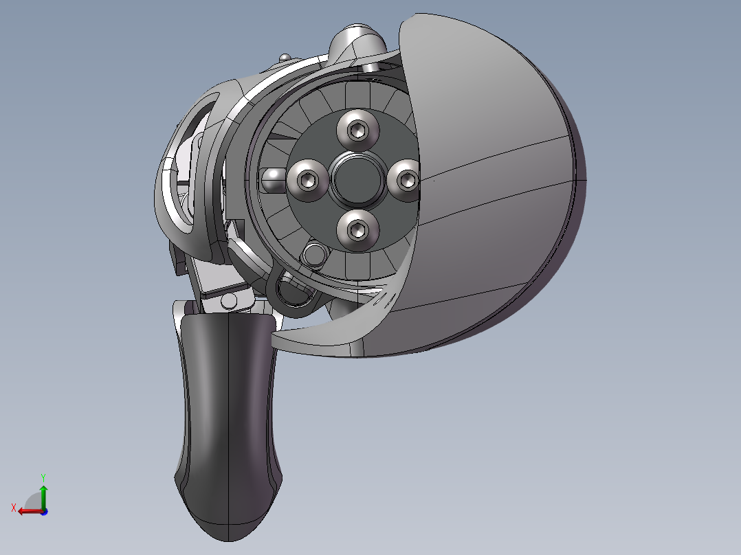 上肢假肢后视图