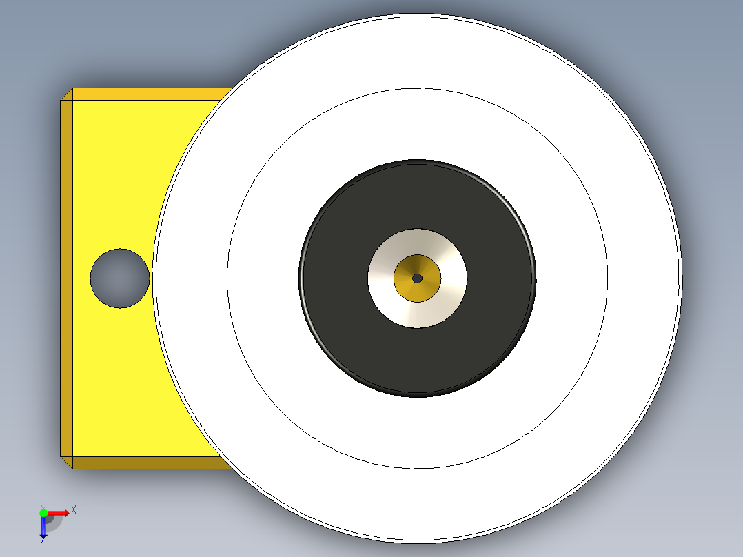 E3DV61.75mm全尺寸模型俯视图