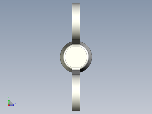 带耳螺钉-DIN_316_Wing_screws_12x1.75x20-14.7-19.5_65_4.9_33.5_12.stp左视缩略图