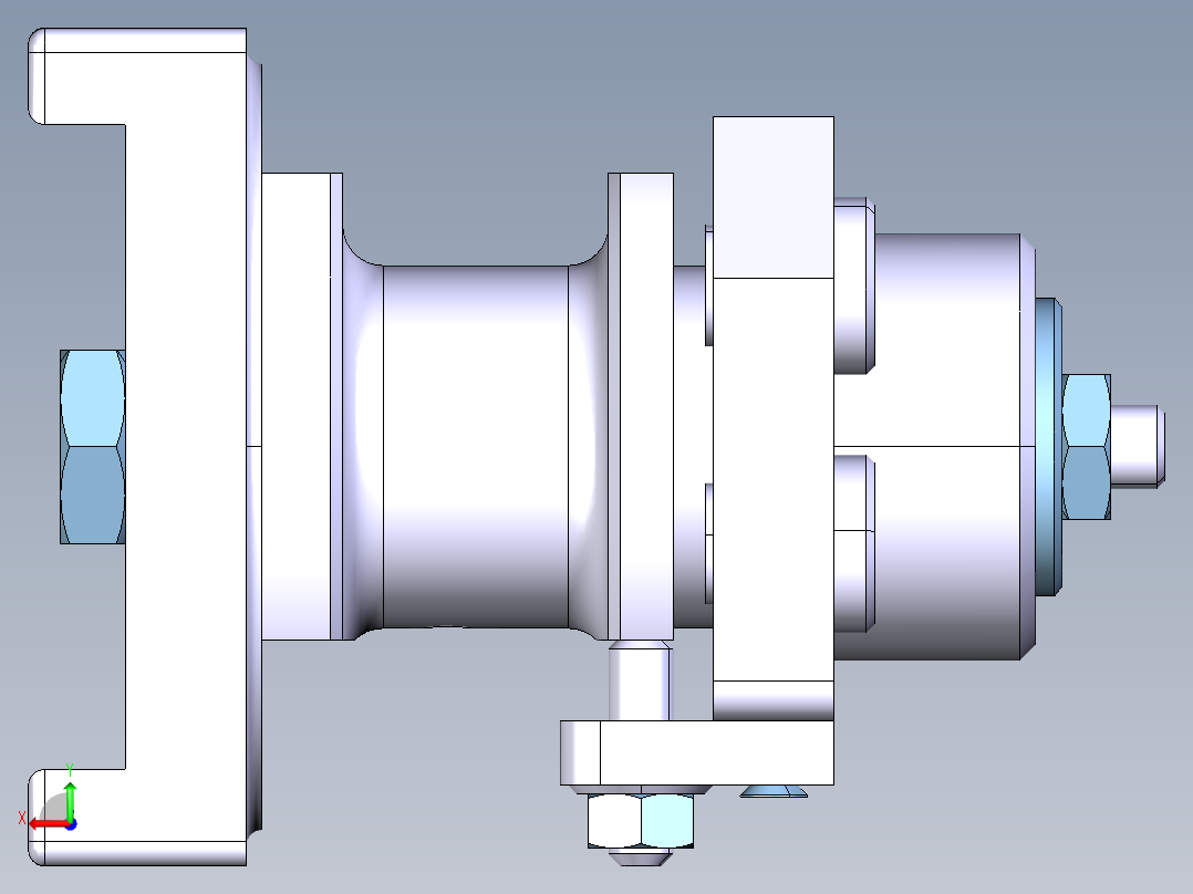 CA6140机床法兰盘夹具设计及有限元分析-含catia三维后视图