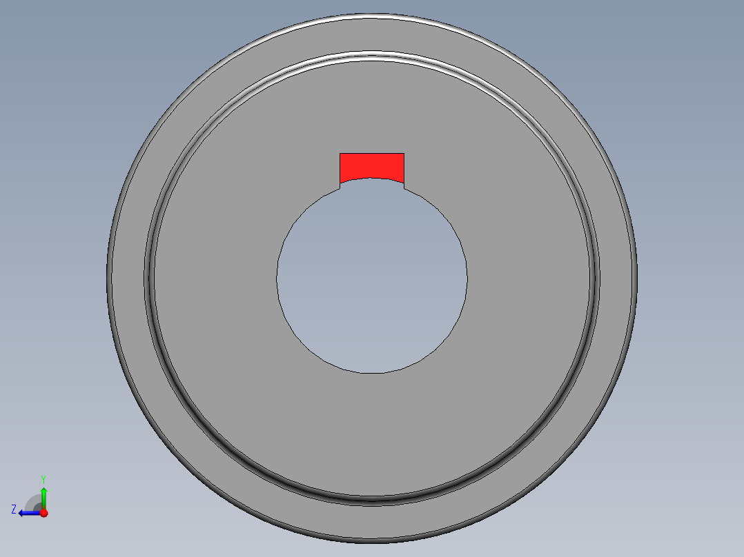 GB╱T 5272-2017[基本型梅花形弹性联轴器（LM型）LM50联轴器 18×30／ 18×30]右视图