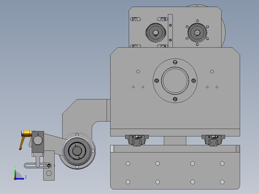 纠偏收卷组件==1362294==100左视图