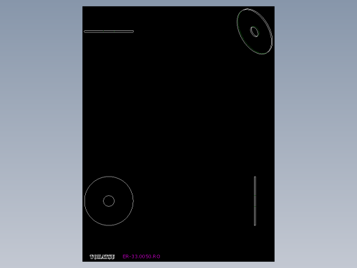 橡膠墊片ER-33-2D多系列多零件图纸模型