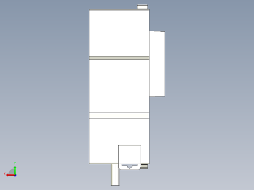基恩士KV-L20R_V_kc图纸模型后视缩略图