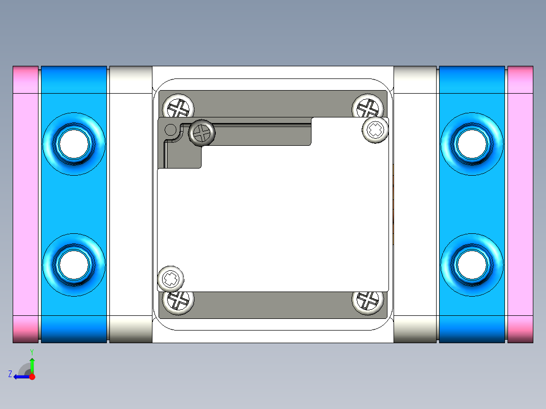 T2-01 高流量膜片泵（空气气体），最高达 66 LPM 自由流量 (5)系列图纸右视图