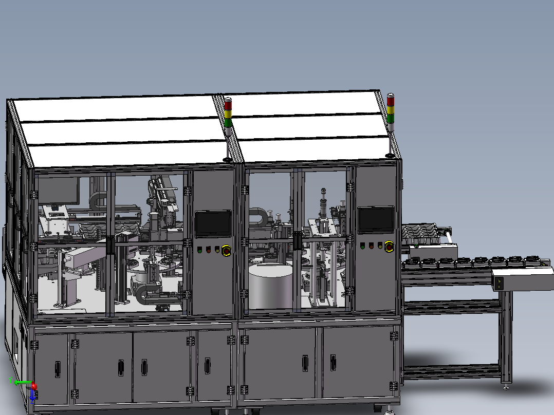 齿轮箱组装摆盘设备sw16可编辑