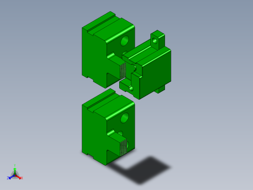 旭创0785-小件CNC工装夹具三维模型CNC1新坯料压爪-210316