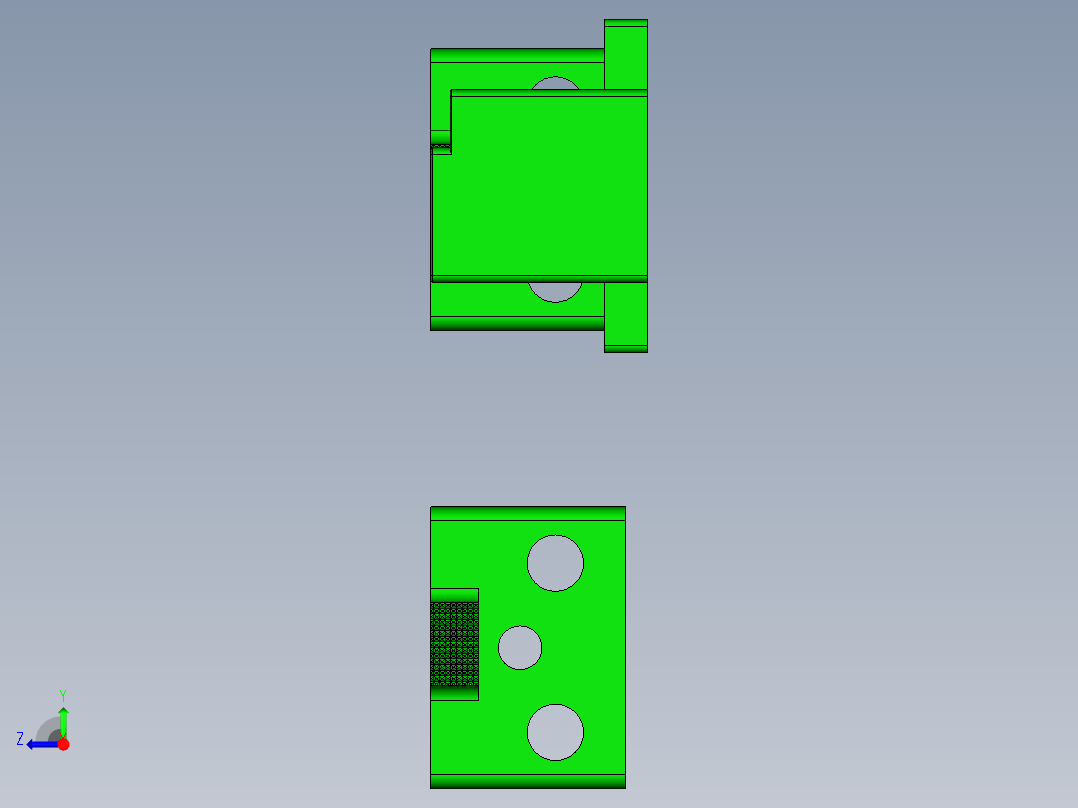旭创0785-小件CNC工装夹具三维模型CNC1新坯料压爪-210316右视图