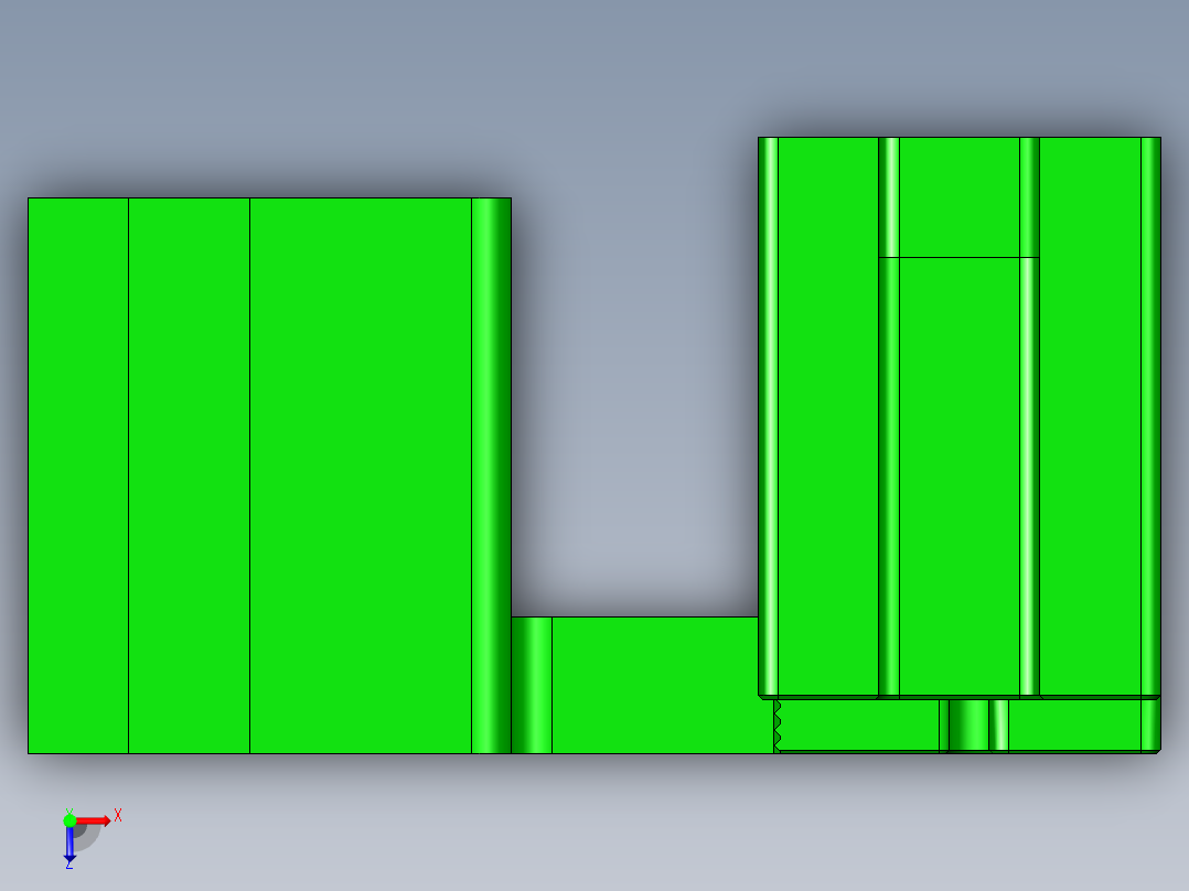 旭创0785-小件CNC工装夹具三维模型CNC1新坯料压爪-210316俯视图