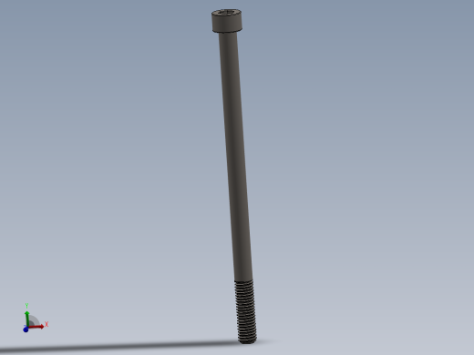 Screw_DIN_912_M8x140_A2.SLDPRT公制内六角螺钉