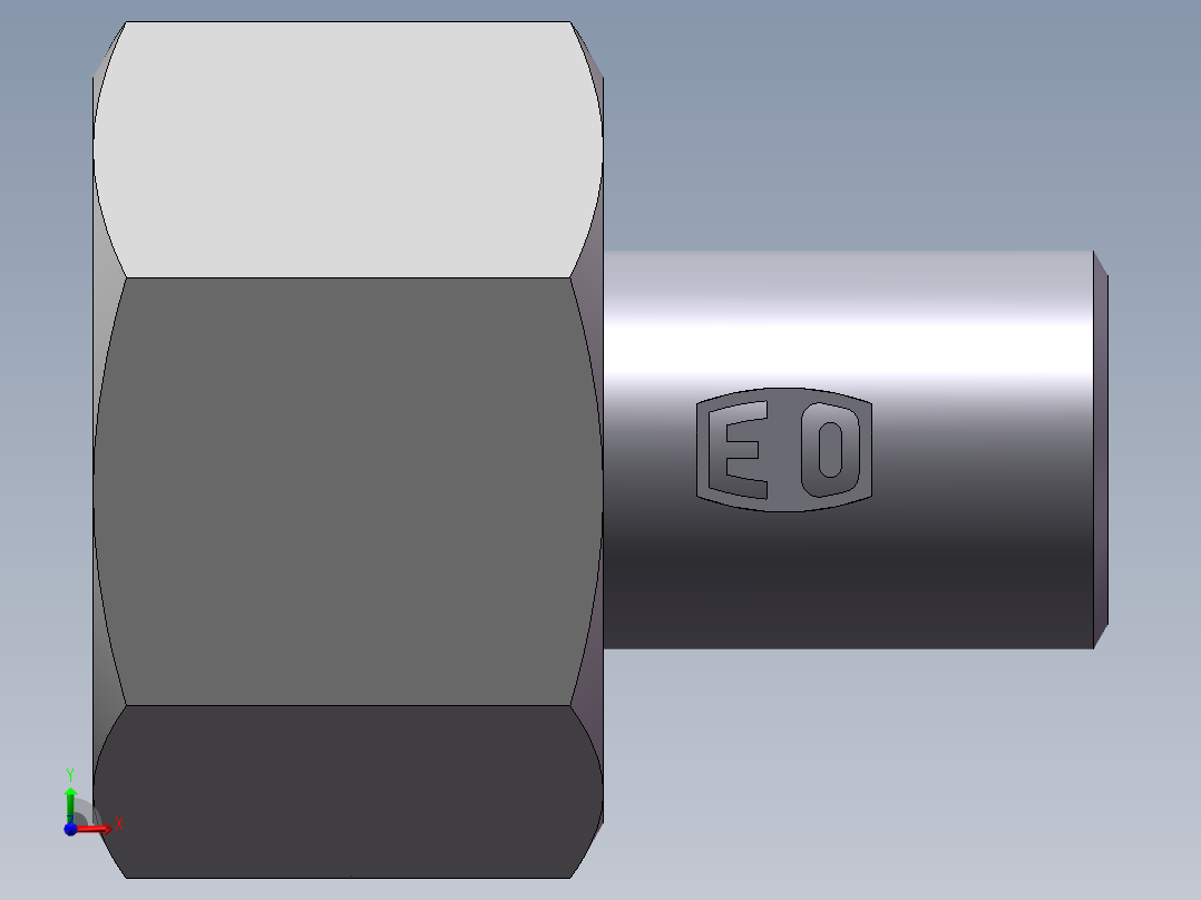 90度焊接接头、SKA16X2-前视图