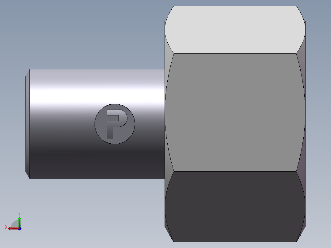 90度焊接接头、SKA16X2-后视图