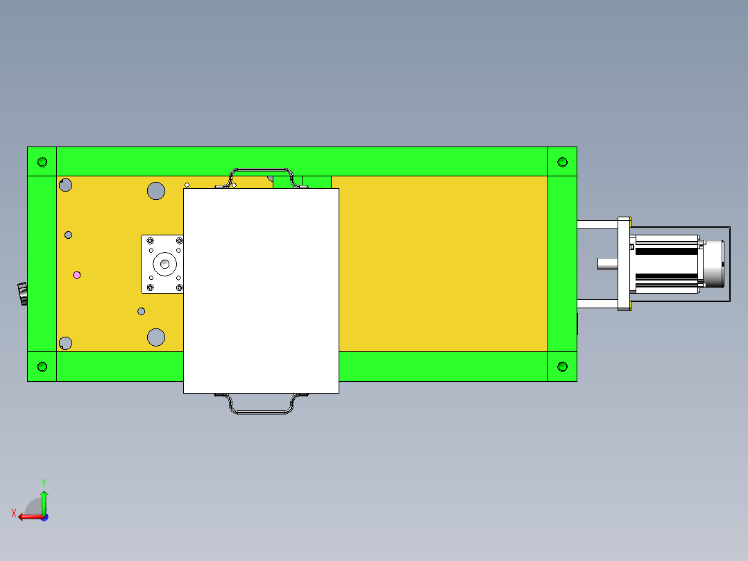 铣床、HSM翻边系列端面铣床后视图