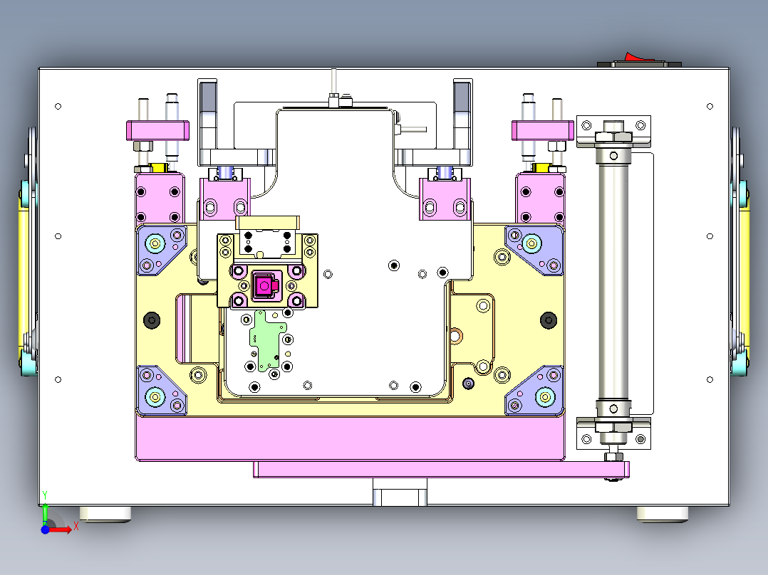 主板FCT测试前视图