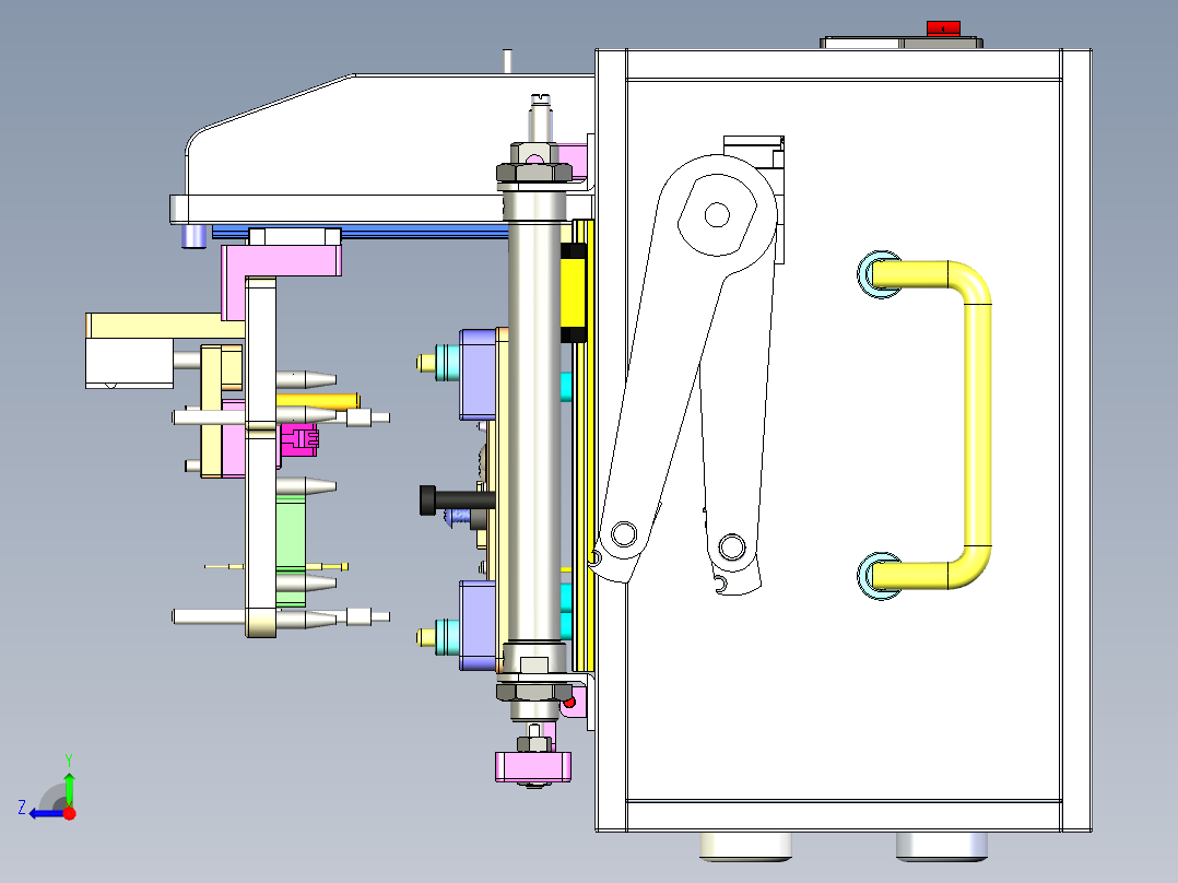 主板FCT测试右视图
