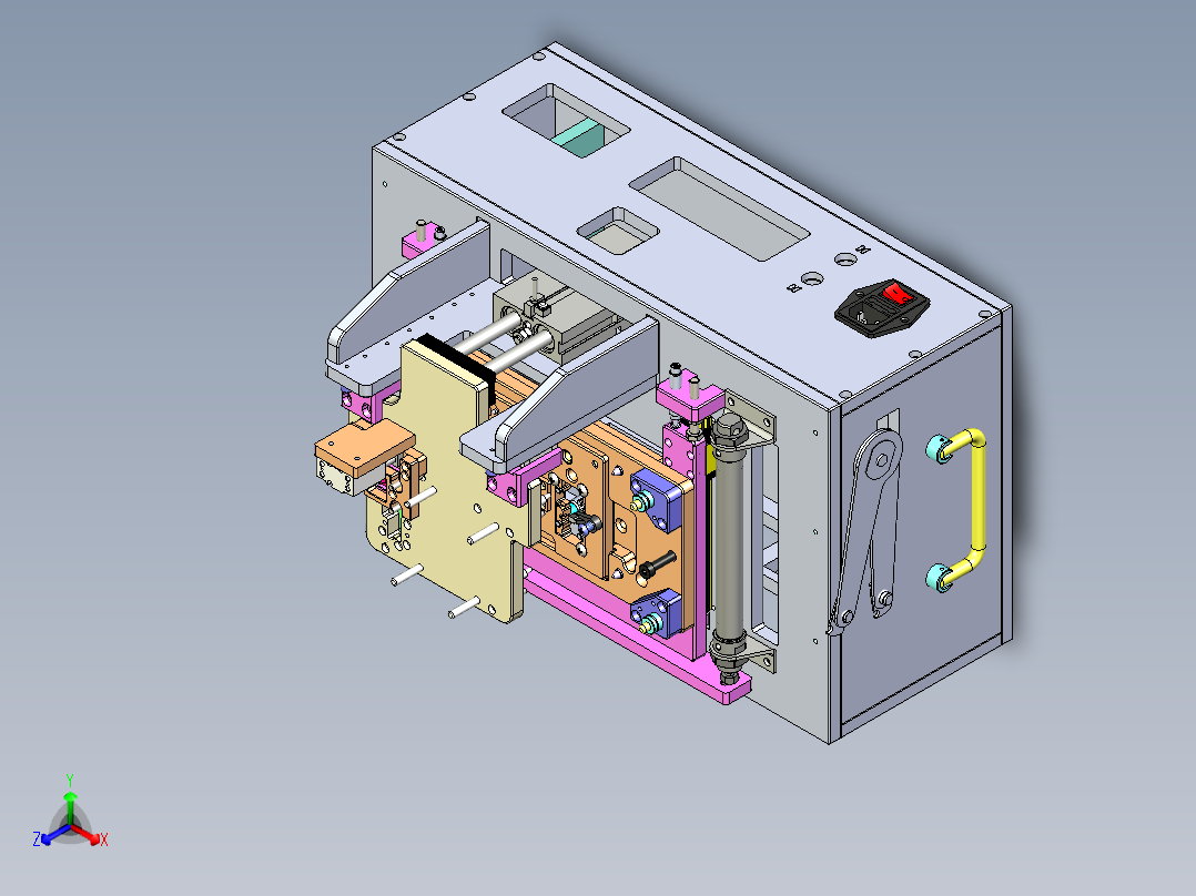 主板FCT测试正等轴测图