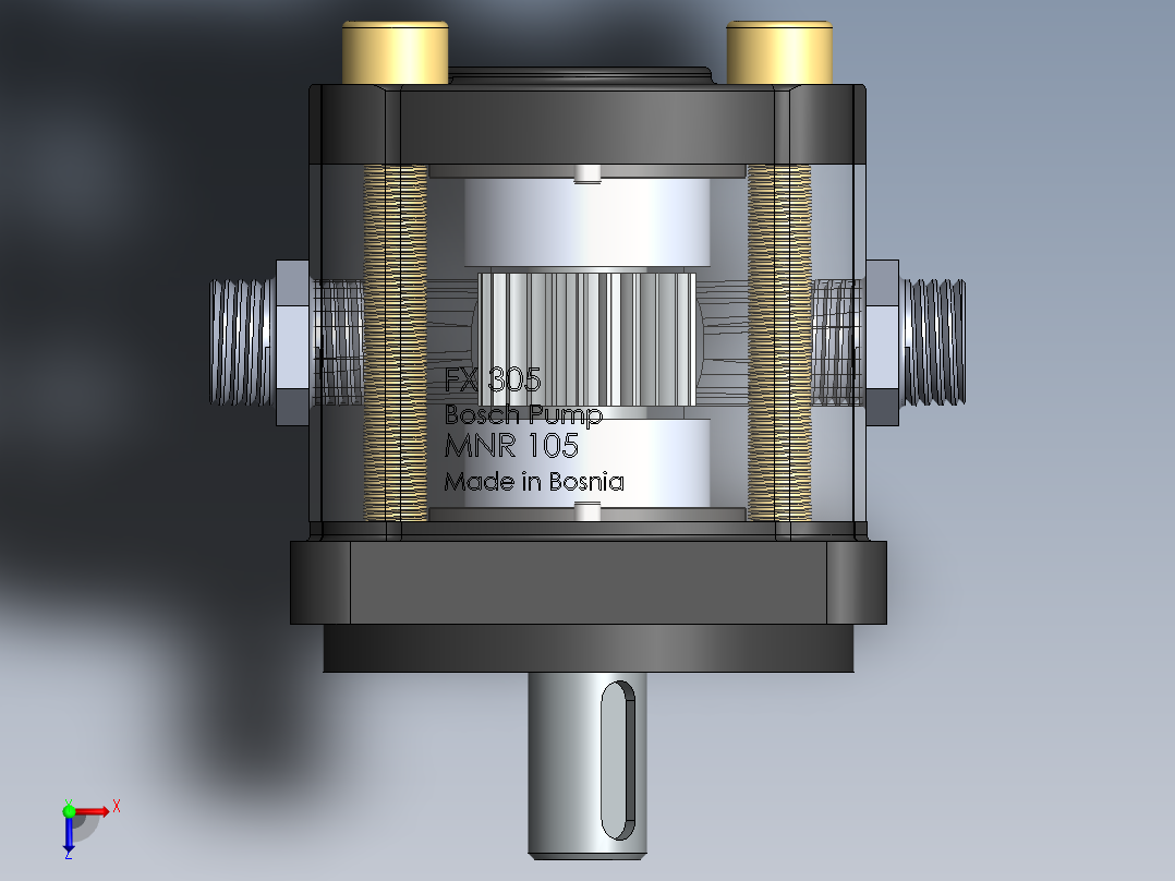 泵、水泵(114)俯视图