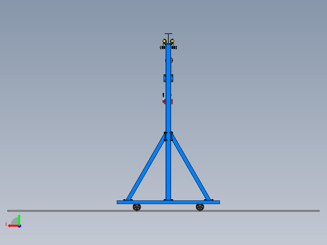 龙门架(27)后视图