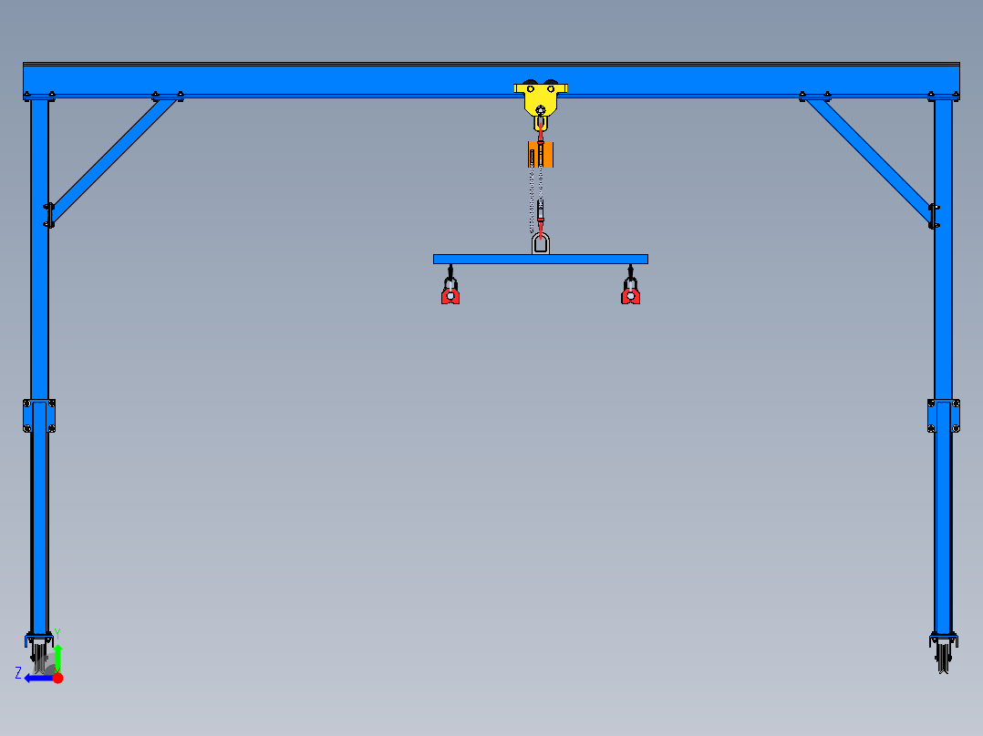 龙门架(27)右视图