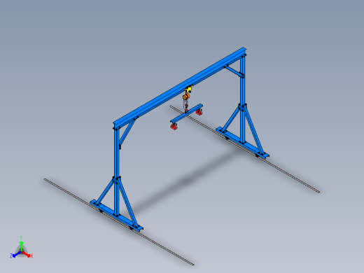 龙门架(27)正等轴测缩略图