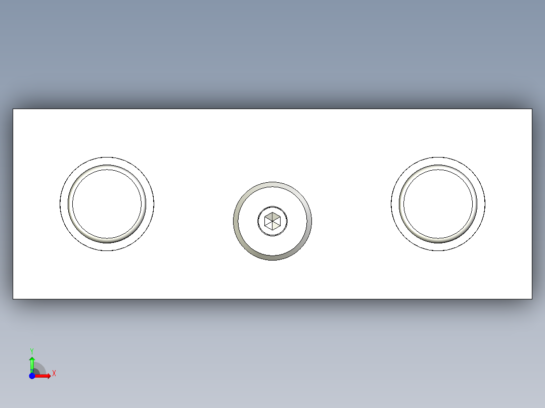 底座切槽模前视图