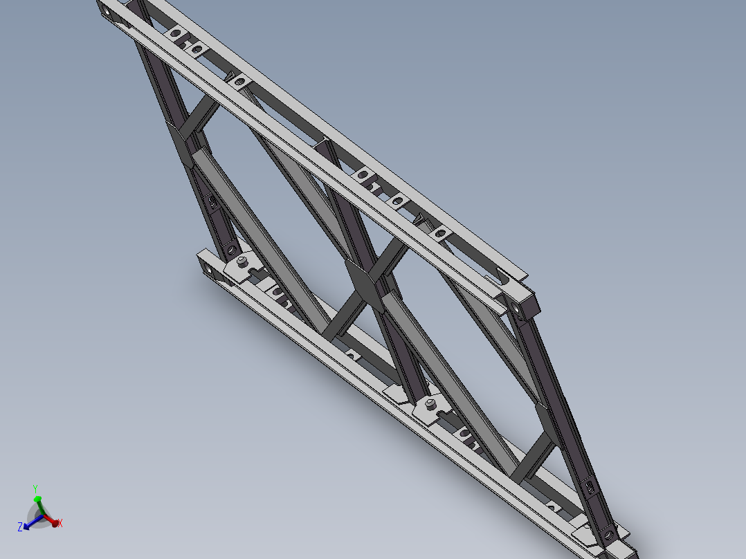 贝雷架三维模型