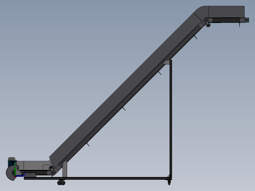 Z型输送机（线）设计模型-259993-35左视缩略图