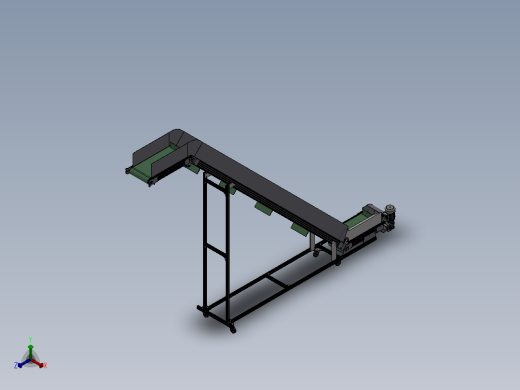 Z型输送机（线）设计模型-259993-35正等轴测缩略图