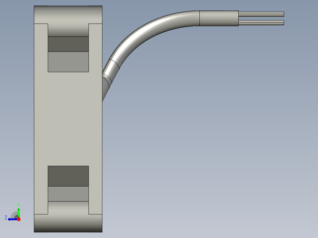 直流风扇50x50x15mm 11右视图