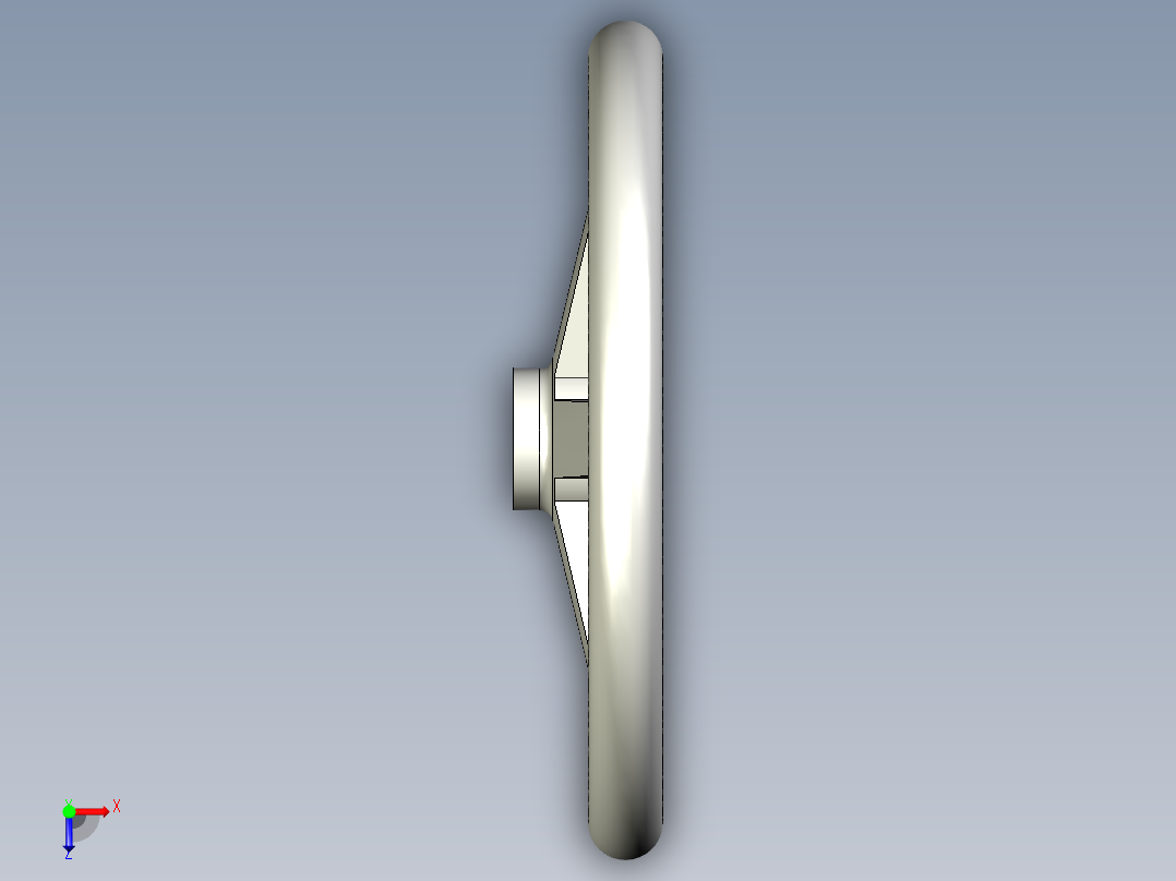 手轮直径315毫米de aluminio DIN 950型号k30俯视图