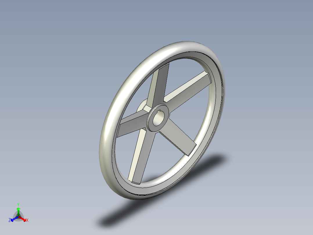 手轮直径315毫米de aluminio DIN 950型号k30正等轴测图