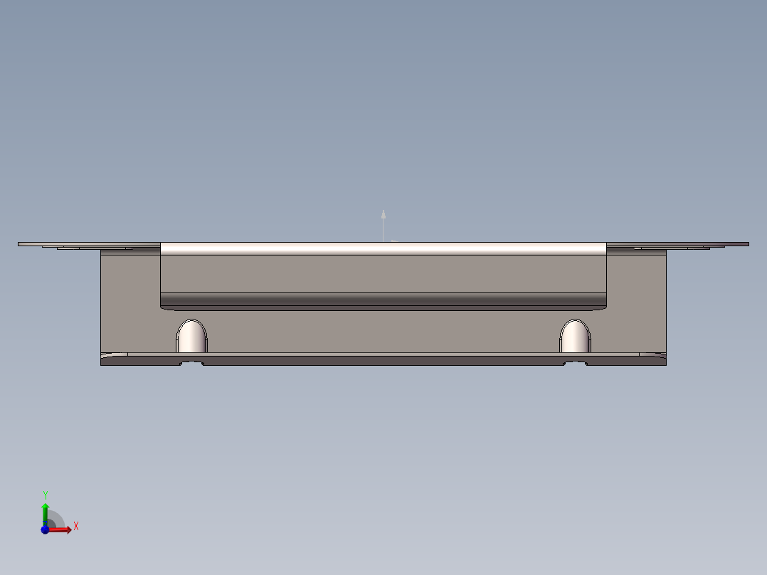 钣金散热板前视图