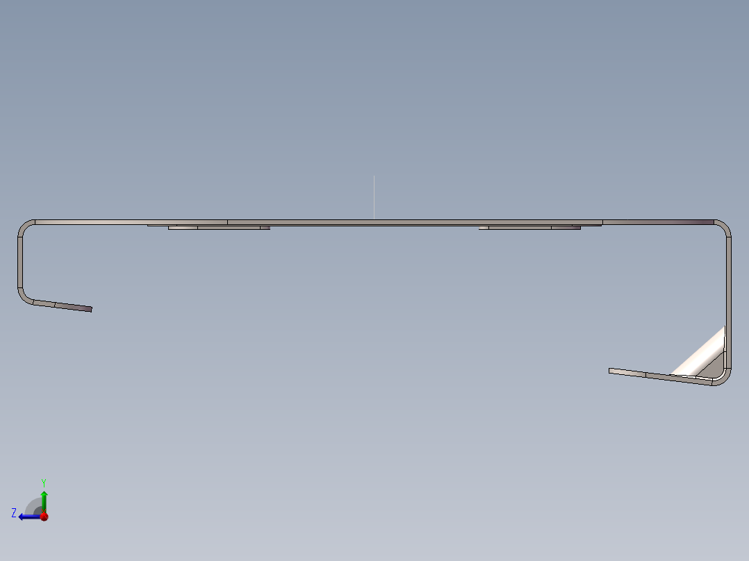 钣金散热板右视图