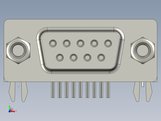 ++HQ-FBTQF-FJZZ-01五点改装磁片N0101威0102D-SUB(F)stp前视缩略图