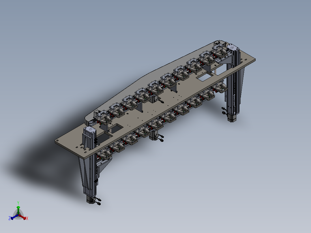 基于同步带传动的治具回流机构