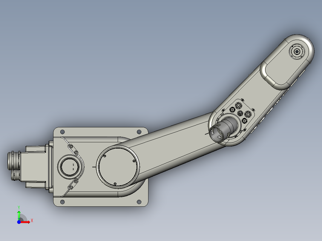 BRTIRSC0603A四轴水平机器人前视图