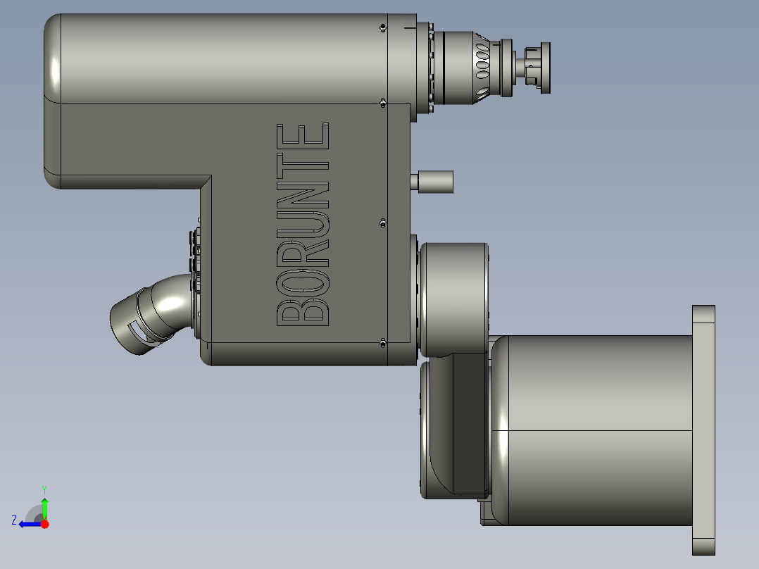 BRTIRSC0603A四轴水平机器人右视图