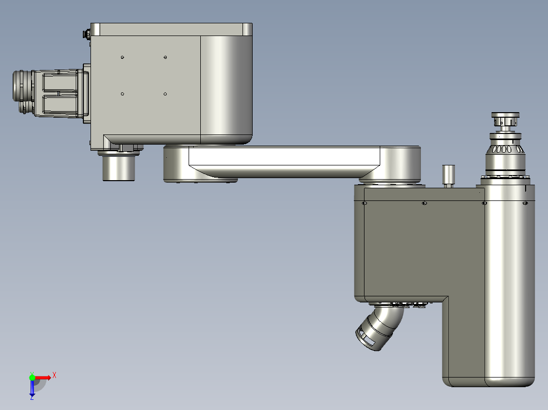 BRTIRSC0603A四轴水平机器人俯视图