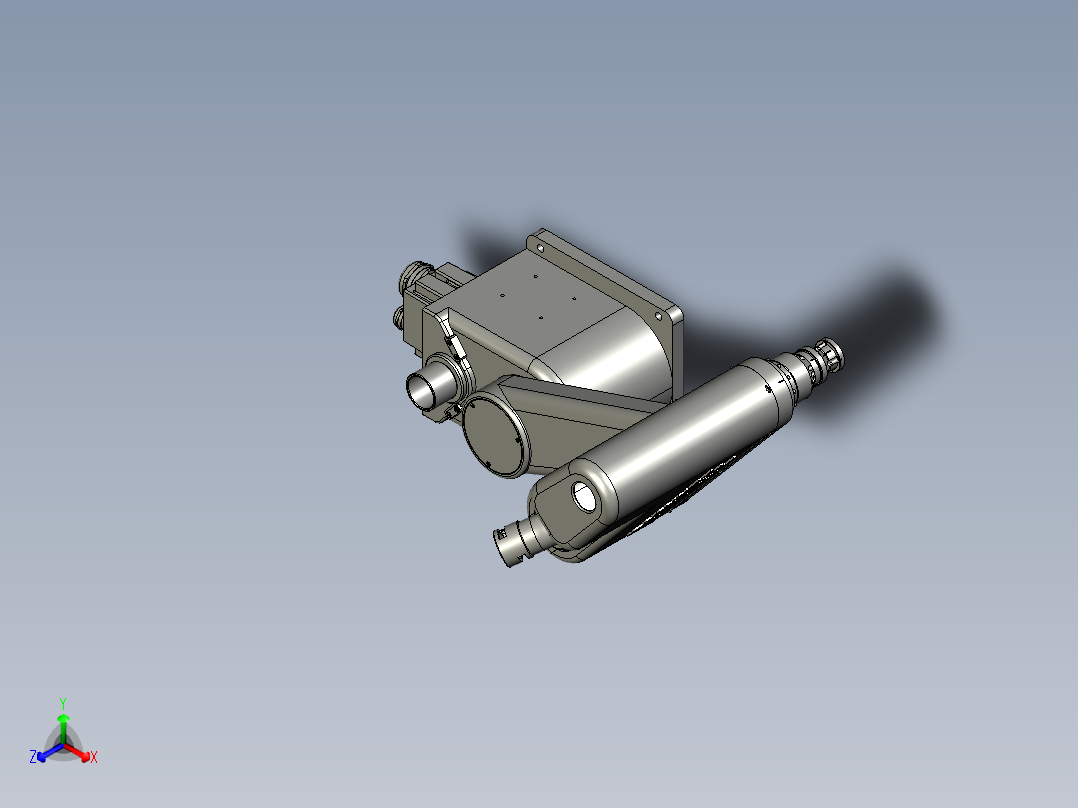 BRTIRSC0603A四轴水平机器人正等轴测图