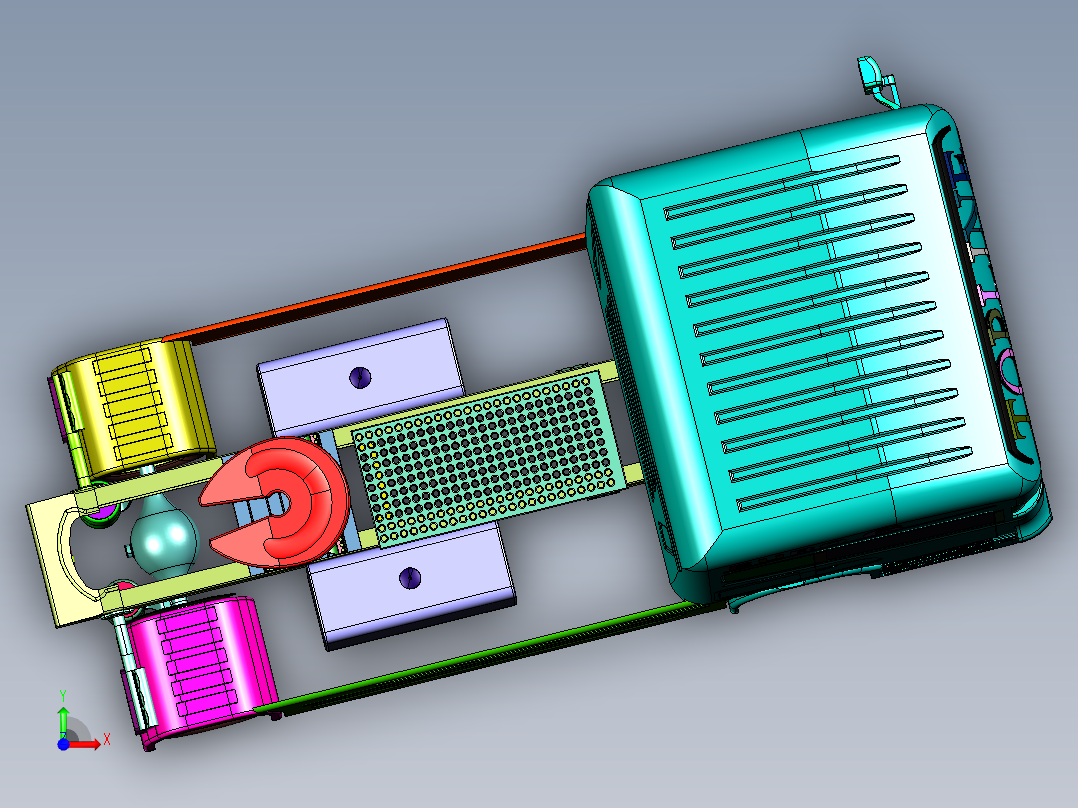 拖板卡车斯堪尼亚前视图