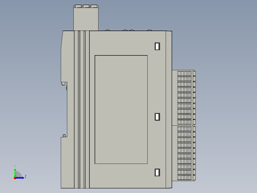 MT4-1616A(NPN)IO模块左视图