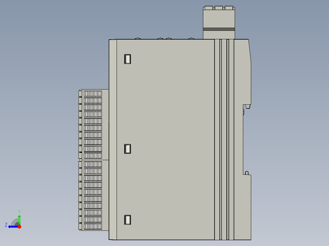 MT4-1616A(NPN)IO模块右视图