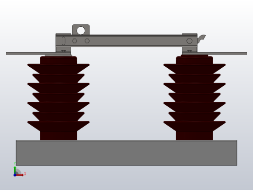 BG9-12G户外高压隔离开关刀闸[GW9-12G╱400]后视缩略图