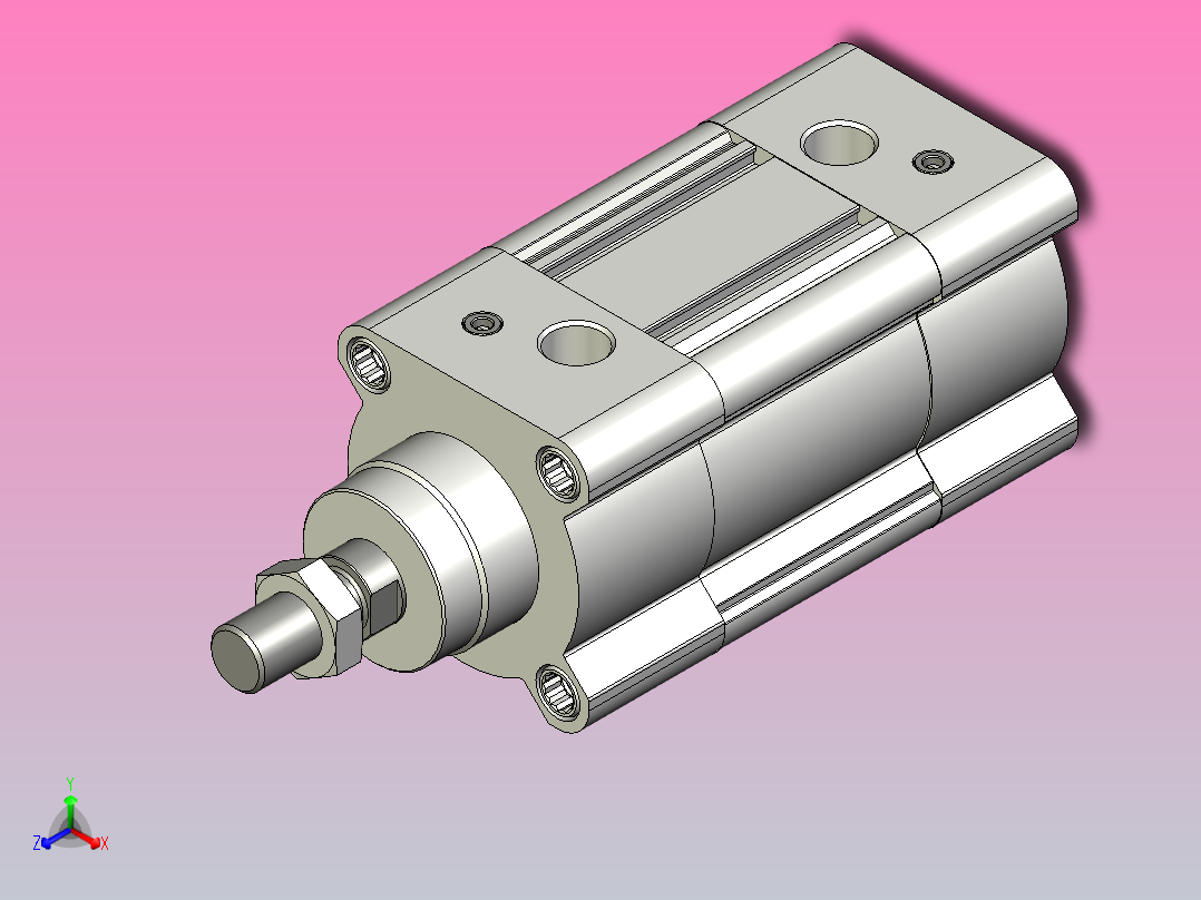 FESTO气缸DSBC-63-25-PPVA-N3---_0_正等轴测图