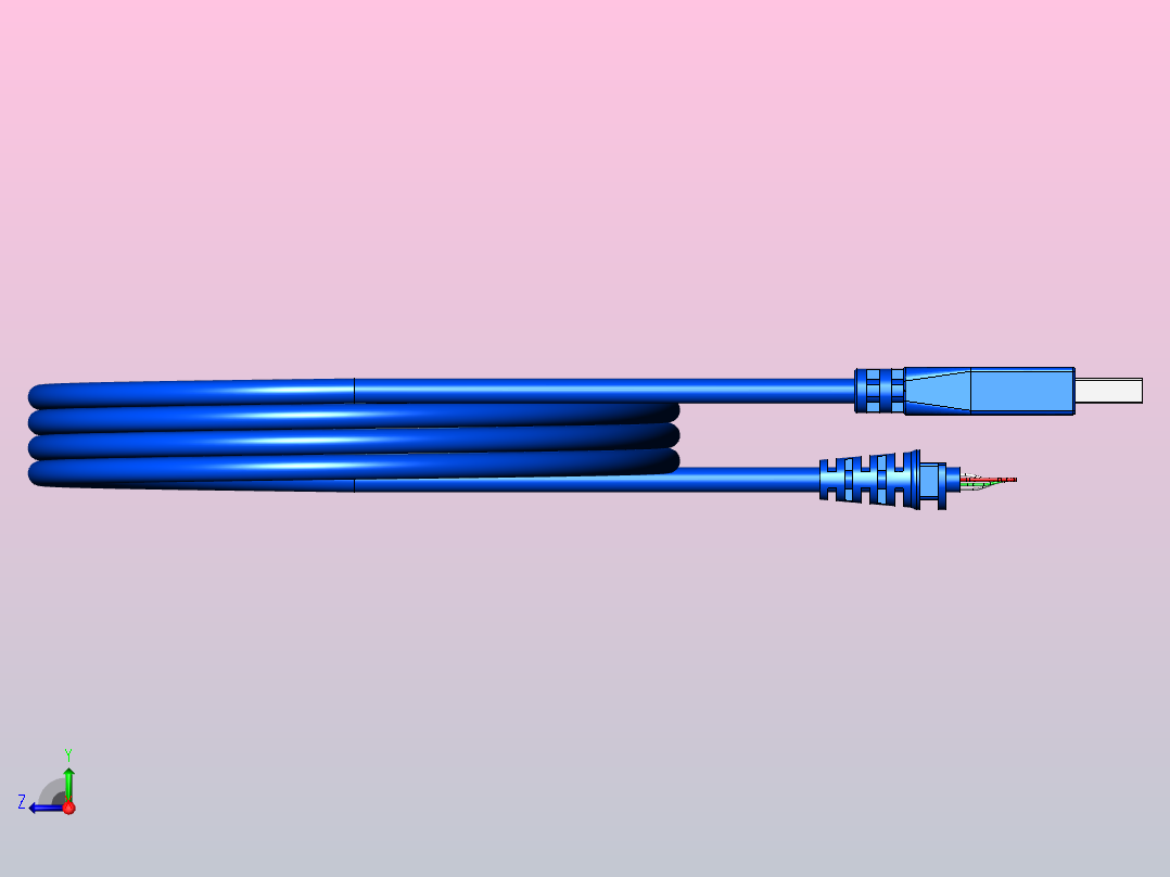 USBplug右视图