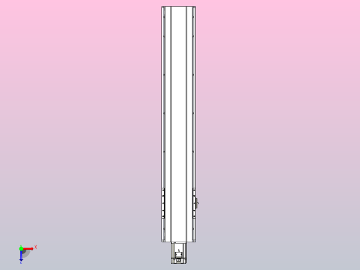 日规模组半封闭丝杆TPA-HNR-175D-2510C-L900-M-C-P75-N3俯视缩略图