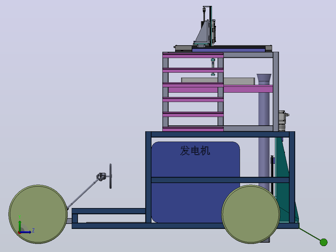 移栽机SW左视图