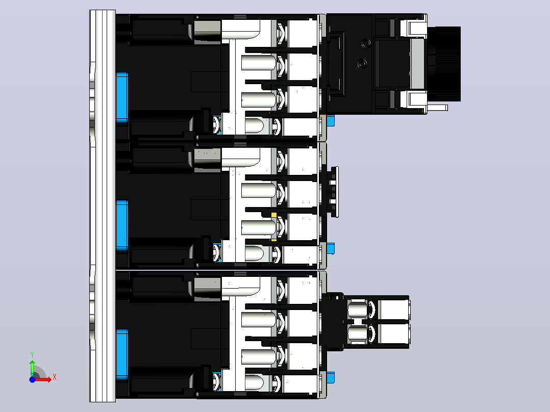QJX2-32星三角起动器三维模型202204前视图