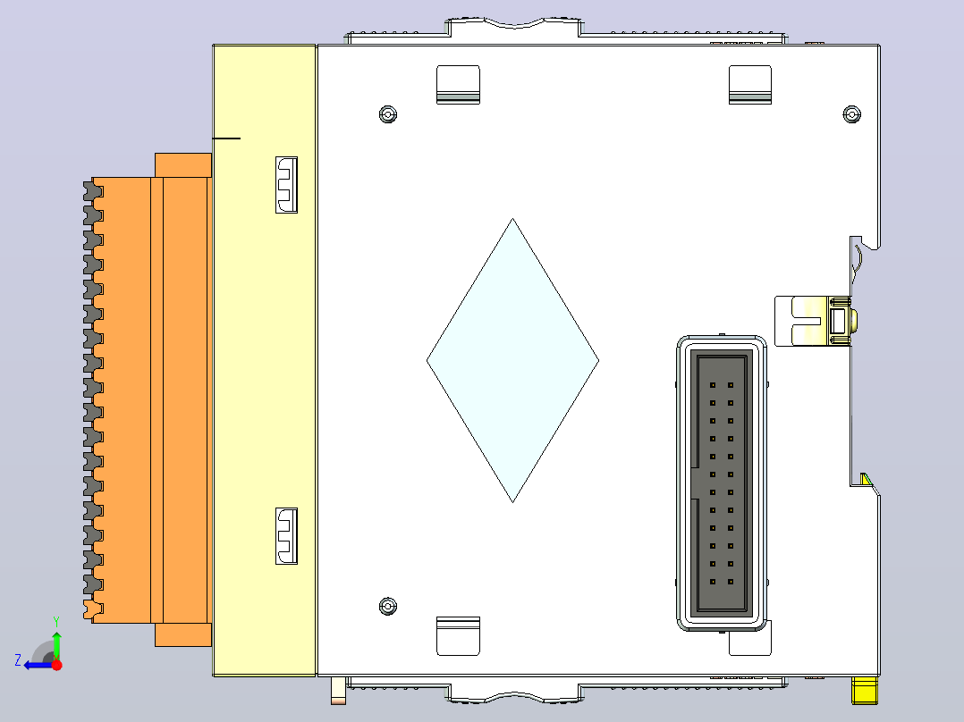 AM600系列通用型中型PLC AM600-CPU1608TN右视图