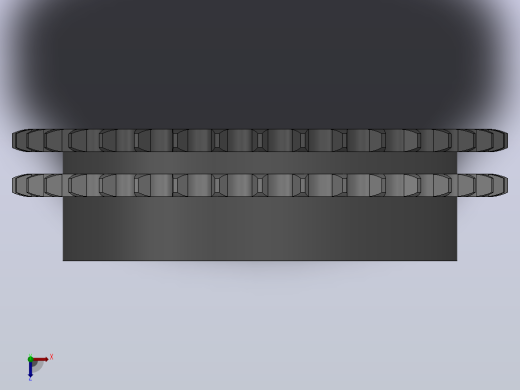 直孔链轮06B型_36-06B-2俯视缩略图